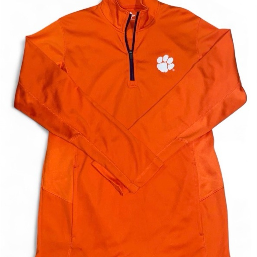 Knights Apparel Clemson Orange Pullover